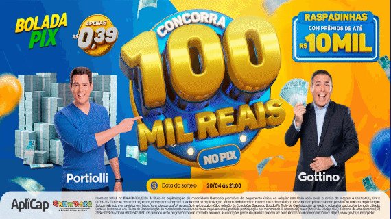 EDIÇÃO 04 BOLADA PIX R$ 0,39 - R$ 100.000