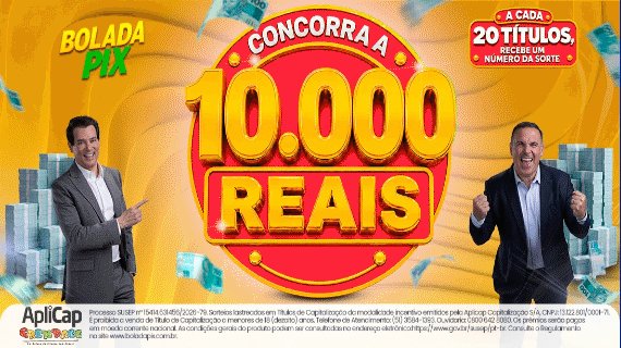Banner da etapa Edição 54 Bolada Pix - R$ 10.000,00