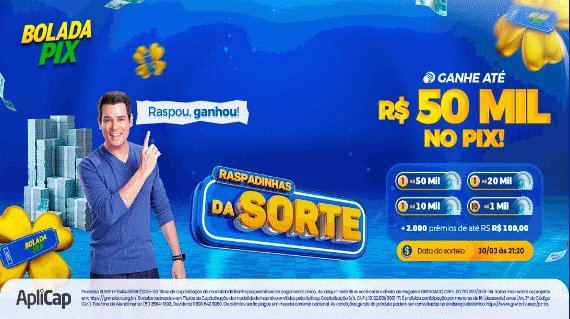 BOLADA PIX - RASPADINHA DA SORTE