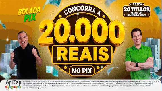 BOLADA PIX INCENTIVO 04 - R$ 20.000